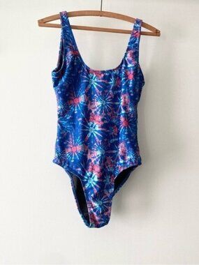 Onia Kelly Fireworks Tie Dye One Piece Suit M